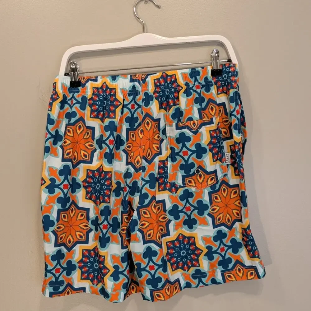 COVE Australia Swim Trunks Lined Stretch Beach Pool Travel Vacation - Size L